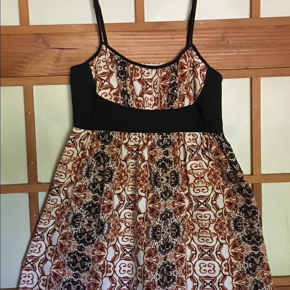 Moana Polynesian Print Sundress Sz M (Sm)